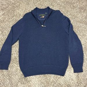 Men’s Orvis sweater. Never worn. Perfect condition. Retail cost $120